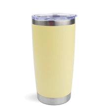 Load image into Gallery viewer, 20 oz Travel Tumbler  - Light Yellow