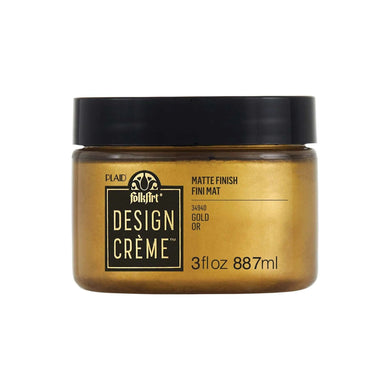 FolkArt Creme Acrylic Paint - Gold