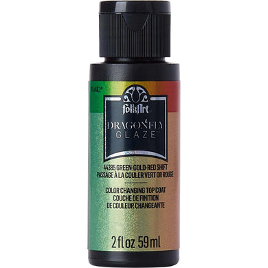 FolkArt Dragonfly Glaze - Green Gold Red Shift