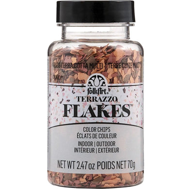 FolkArt Terrazzo Flakes - Terra Cotta Multi