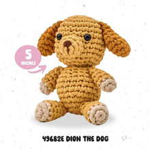 Load image into Gallery viewer, Amigurumi Crochet Kit - Dion the Dog