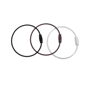 Beadable Charm Tumbler Cable - Brown (5 Cables)