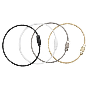 Beadable Charm Tumbler Cable - Gold (5 Cables)