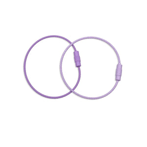 Beadable Charm Tumbler Cable - Light Purple (5 Cables)