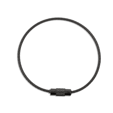 Beadable Charm Tumbler Cable - Pewter (5 Cables)