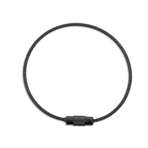 Beadable Charm Tumbler Cable - Pewter (5 Cables)