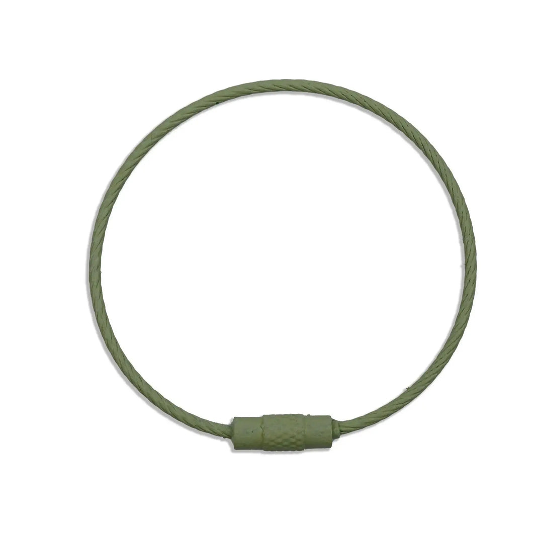 Beadable Charm Tumbler Cable - Sage Green (5 Cables)