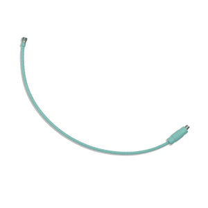 Beadable Charm Tumbler Cable - Turquoise Blue (5 Cables)