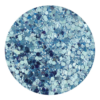Chunky Glitter Reflective Boho - Serenity Sky