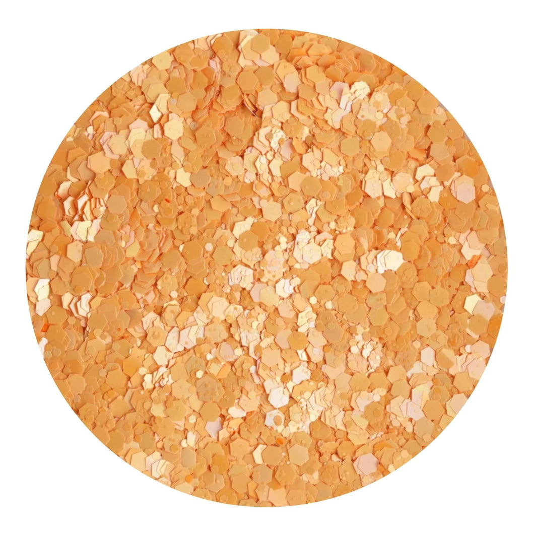 Chunky Glitter Sweet Pastel - Soft Tangerine