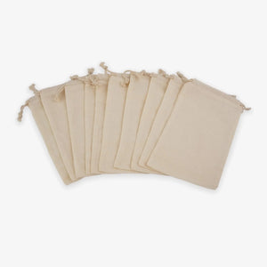 Cotton Muslin Bags - Natural