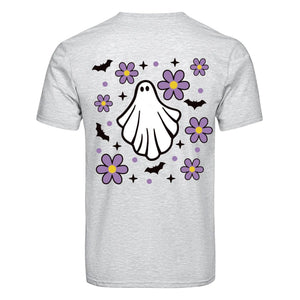 DTF Heat Transfer - Bats Daisies & Ghost