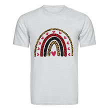 Load image into Gallery viewer, DTF Heat Transfer - Cheeta Rainbow &amp; Hearts