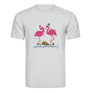 DTF Heat Transfer - Christmas Flamingo