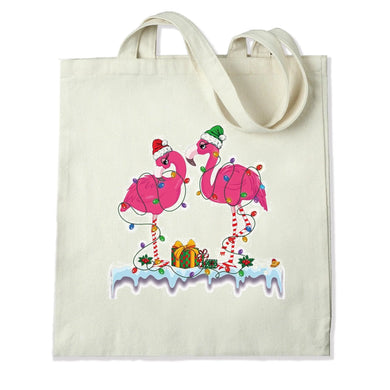 DTF Heat Transfer - Christmas Flamingo