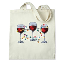 Load image into Gallery viewer, DTF Heat Transfer - Christmas Lights &amp; Red Wine