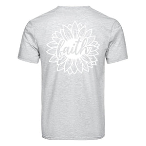 DTF Heat Transfer - Faith Sunflower