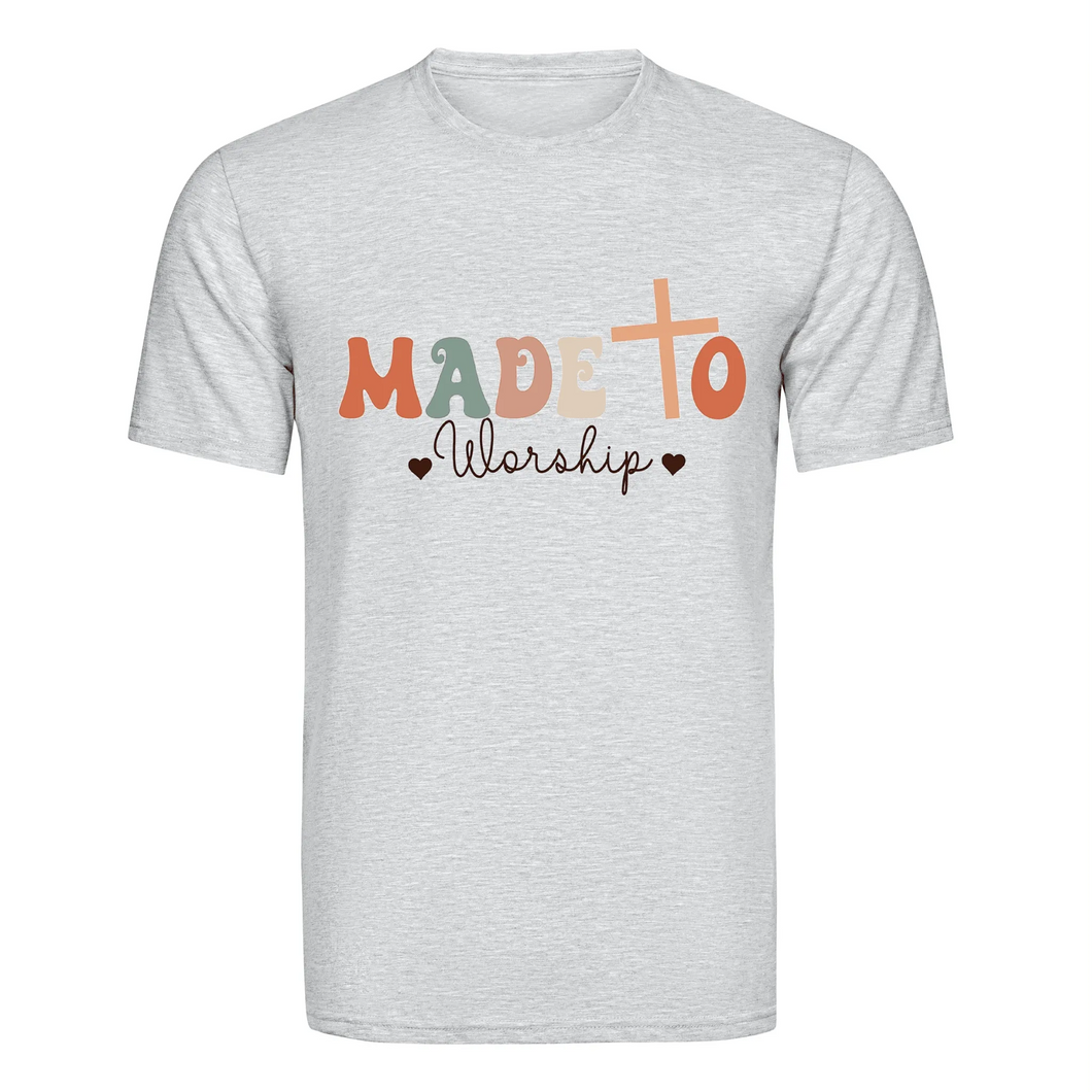 DTF Heat Transfer - Made to Worship