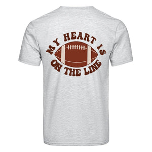 DTF Heat Transfer - My Heart Football