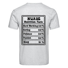 Load image into Gallery viewer, DTF Heat Transfer - Nurse Nutrition Facts