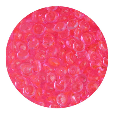 Fish Bowl Beads - Bright Pink