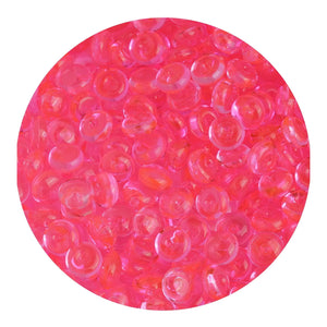Fish Bowl Beads - Bright Pink