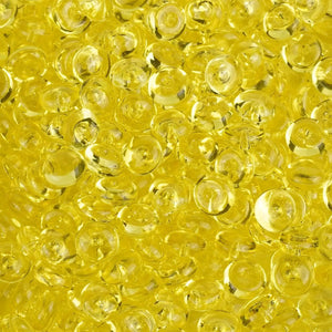 Fish Bowl Beads - Bright Yellow