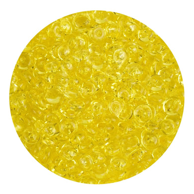 Fish Bowl Beads - Bright Yellow