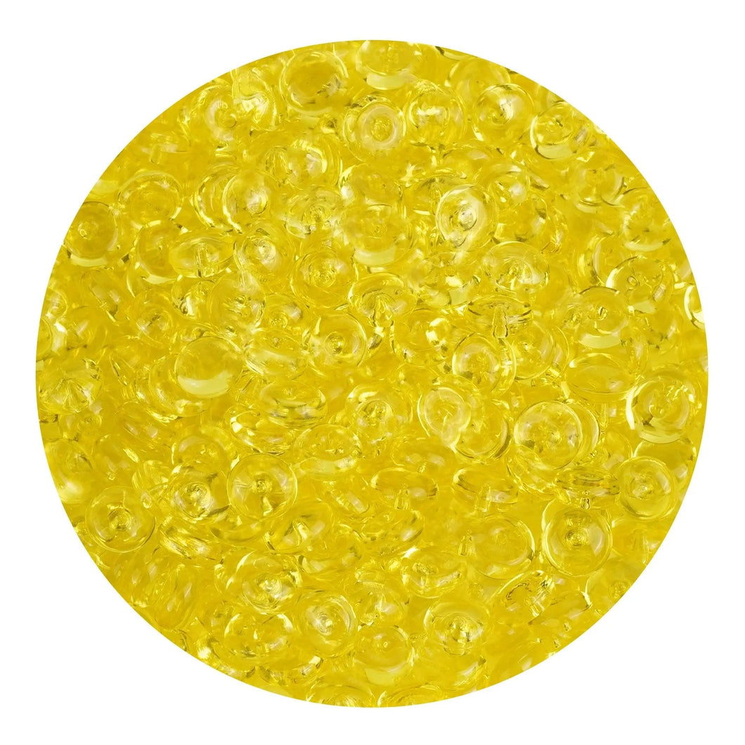 Fish Bowl Beads - Bright Yellow