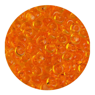 Fish Bowl Beads - Orange