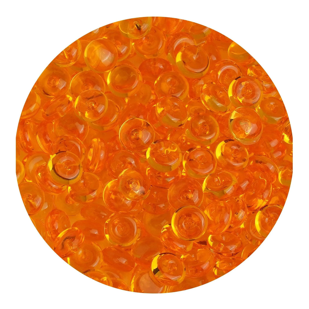 Fish Bowl Beads - Orange
