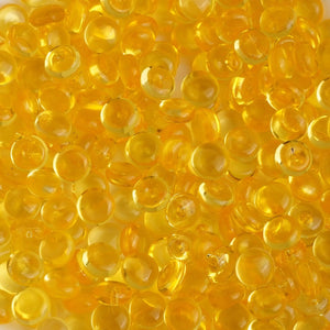 Fish Bowl Beads - Yellow