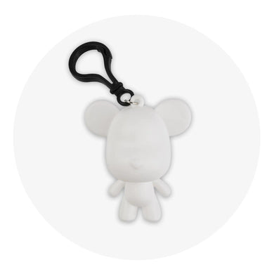 Fluid Pour Paint Key Chain - Little Bear