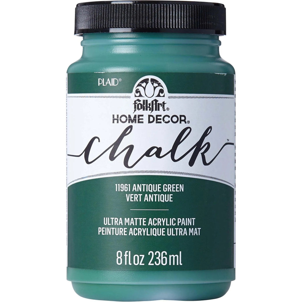 FolkArt Chalk Acrylic Paint - Antique Green