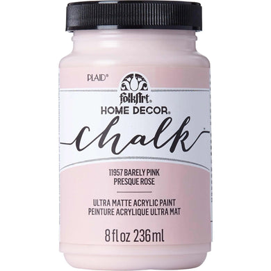 FolkArt Chalk Acrylic Paint - Barely Pink