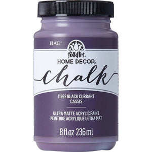 FolkArt Chalk Acrylic Paint - Black Currant