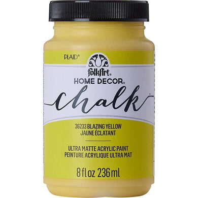 FolkArt Chalk Acrylic Paint - Blazing Yellow