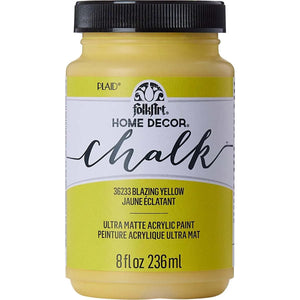 FolkArt Chalk Acrylic Paint - Blazing Yellow