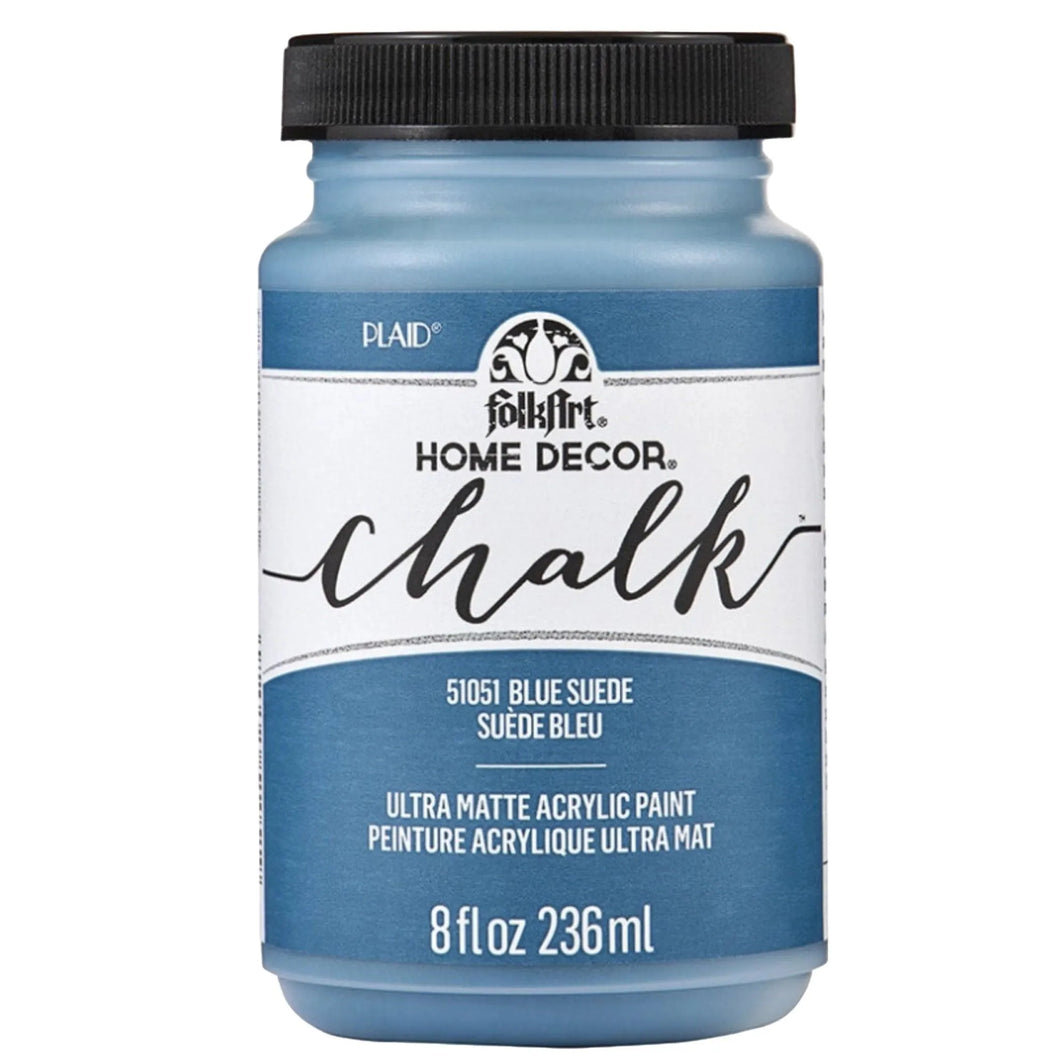 FolkArt Chalk Acrylic Paint - Blue Suede