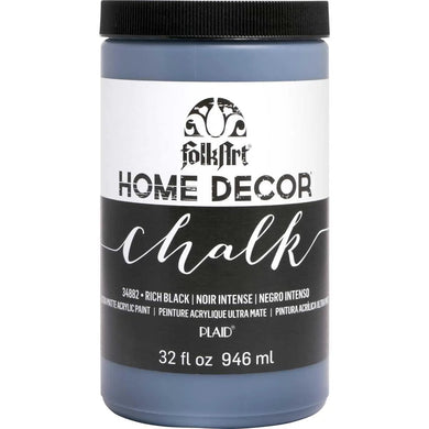 FolkArt Chalk Acrylic Paint - Rich Black
