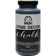 Load image into Gallery viewer, FolkArt Chalk Acrylic Paint - Rich Black