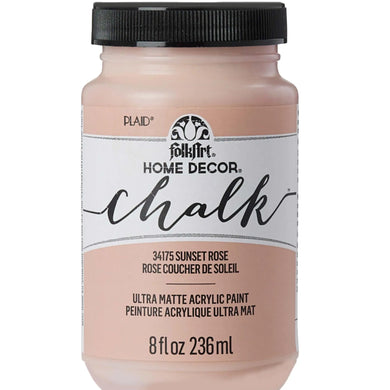 FolkArt Chalk Acrylic Paint - Sunset Rose
