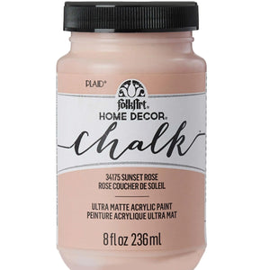 FolkArt Chalk Acrylic Paint - Sunset Rose