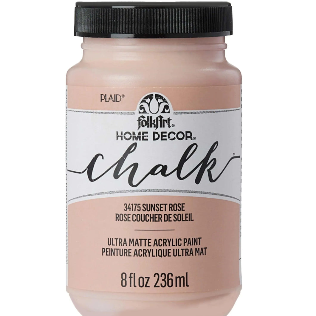 FolkArt Chalk Acrylic Paint - Sunset Rose