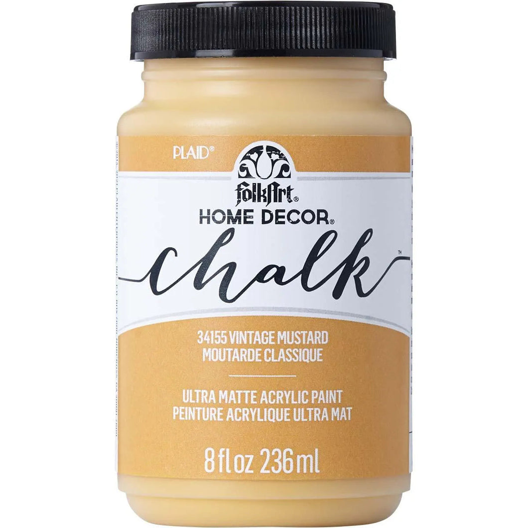 FolkArt Chalk Acrylic Paint - Vintage Mustard