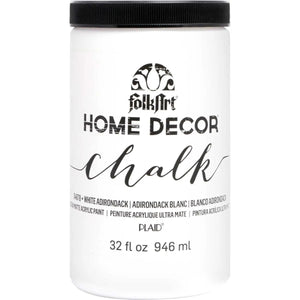 FolkArt Chalk Acrylic Paint - White Adirondack
