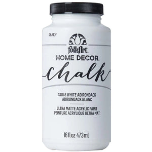 FolkArt Chalk Acrylic Paint - White Adirondack