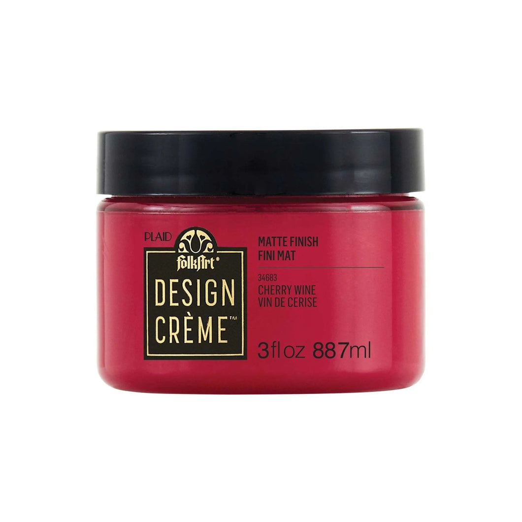 FolkArt Creme Acrylic Paint - Cherry Wine