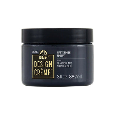 FolkArt Creme Acrylic Paint - Classic Black