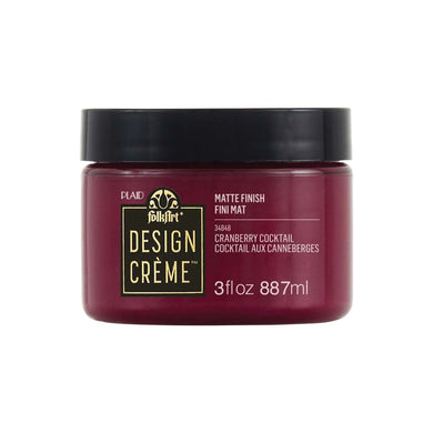 FolkArt Creme Acrylic Paint - Cranberry Cocktail